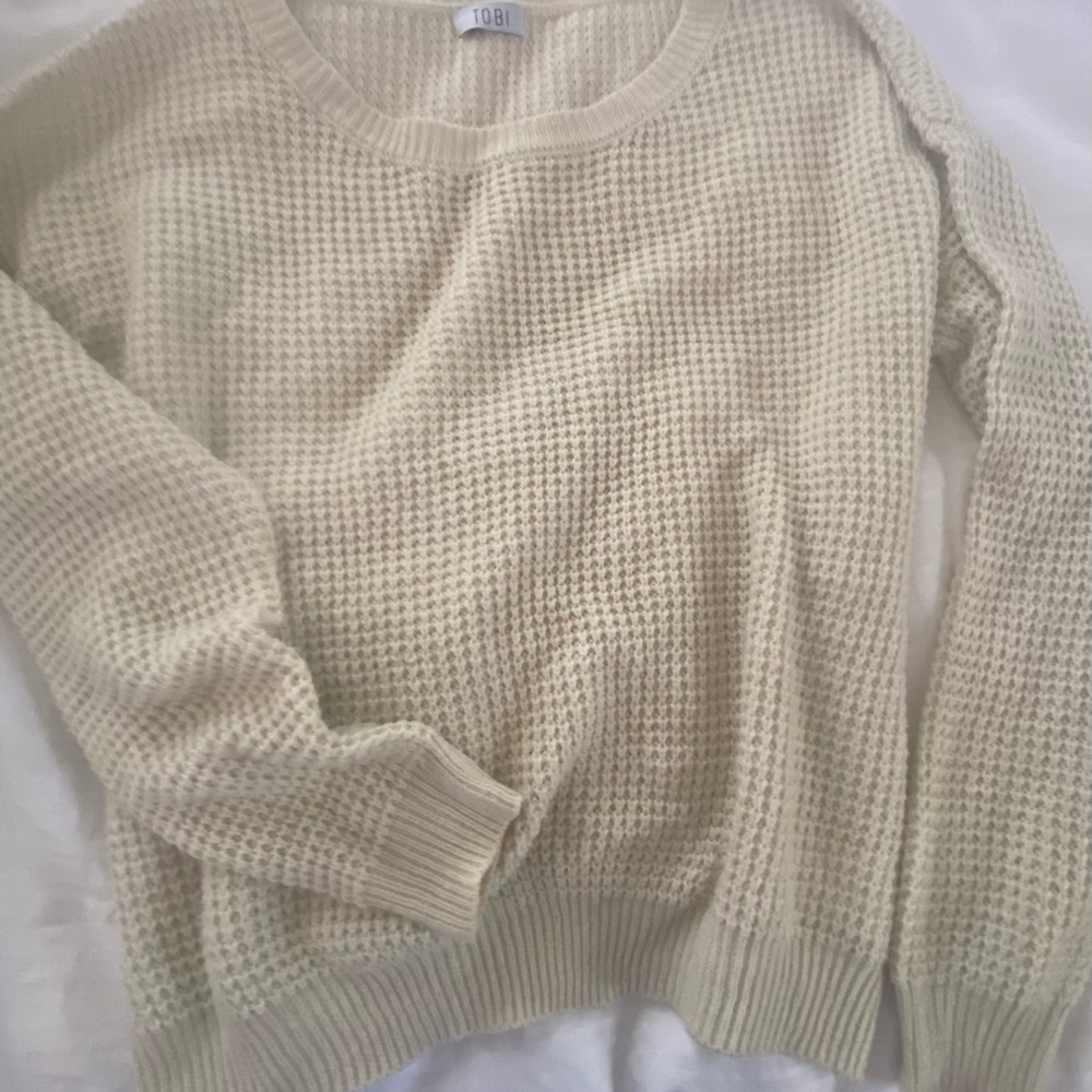 Tobi waffle sweater